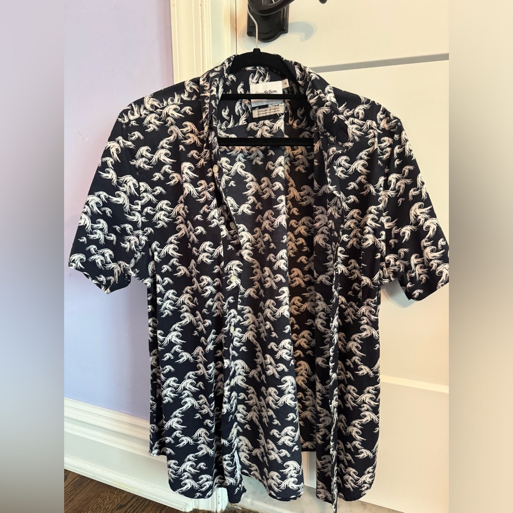 Button down summer tshirt